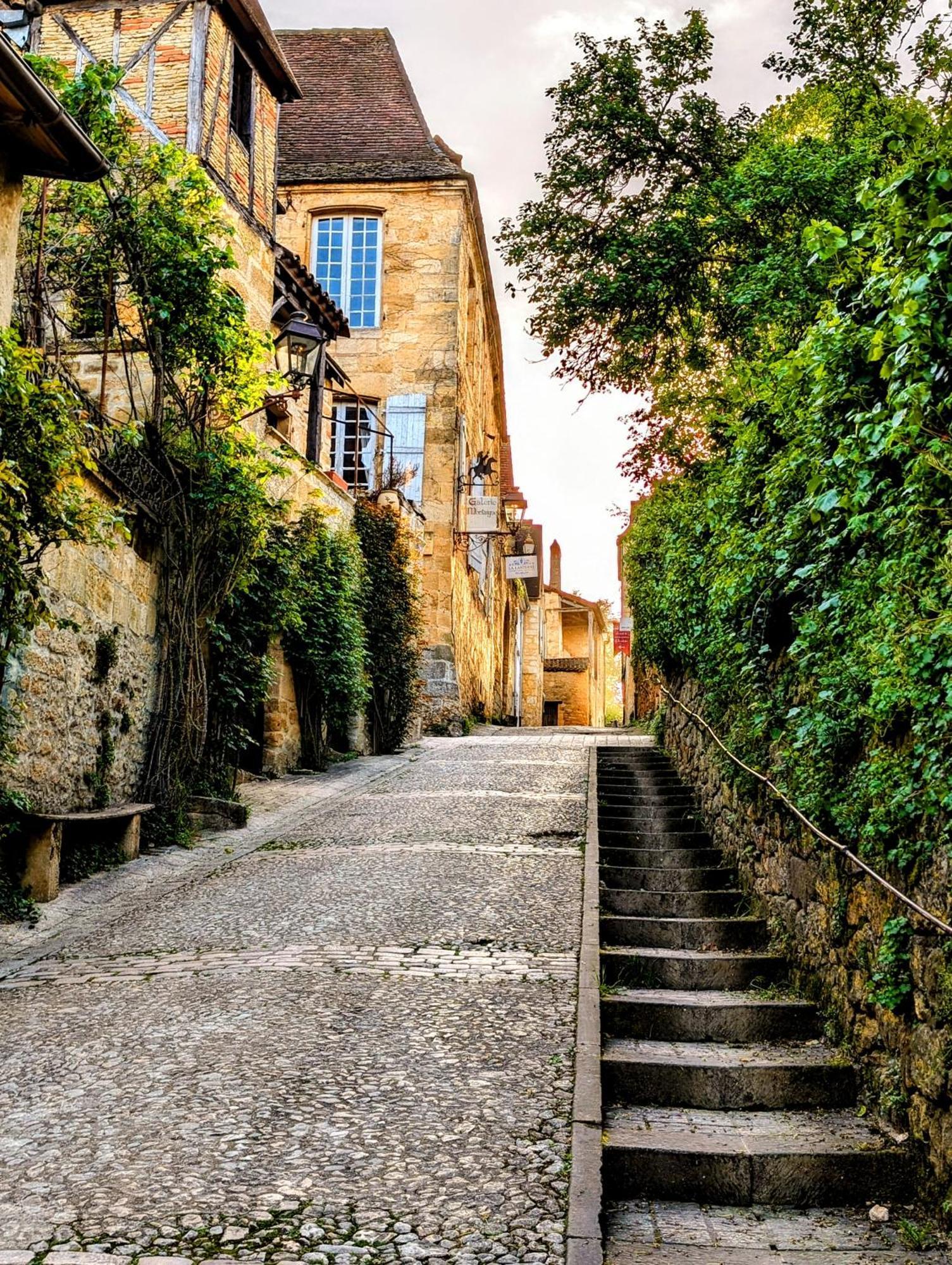 Centrally Located Sarlat Apartment With Medieval Town Views Exteriör bild